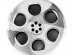 Black and white cinema large paper plates 10pcs