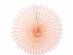 Large decorative fan in vintage rose color 53cm