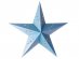 Large pale blue decorative star 60cm