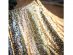 A sublime square shaped tablecloth with gold sequins