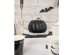 Black small size decorative pumpkin for Halloween theme party
