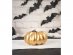 Small gold decorative pumpkin for a Halloween theme party table decoration