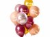 Mix pink and gold latex balloons with Happy Birthday print 12pcs