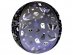 Black orbz foil balloon with Halloween designs