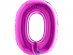 Number 0 large foil balloon in purple color 100cm