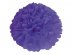 Decorative large pom-pom in purple color 40cm