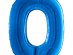 Supershape Μπαλόνι Αριθμός-Νούμερο 0 Μηδέν Μπλε (100εκ)