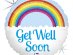 Get Well Soon Rainbow Balloon Foil
