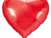 Red Heart Shaped Foil Balloon (45cm)