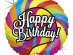 Colourful Lollipop Happy Birthday Balloon Foil