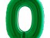 Πράσινο Μπαλόνι Supershape Αριθμός-Νούμερο 0 (100εκ)