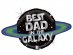 Μπαλόνι Supershape με Μήνυμα Best Dad In The Galaxy (79εκ)