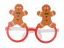 Gingerbread paper glasses