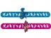 Blue and purple dinosaurs snap bands