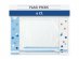 Blue and white flags decorative picks 6pcs