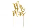 Mr and Mrs cake topper in gold metallic color