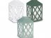 Nature paper lanterns 3pcs
