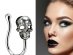 Skull nose ring