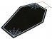 Coffin hanging blackboard for a Halloween party