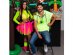 Tutu in neon yellow UV color for adults