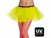 Neon yellow UV tutu for adults one size