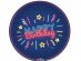 Neon party small paper plates for a birthday theme party 6pcs