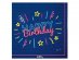 Neon party luncheon napkins for a birthday theme party 16pcs