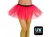 Neon pink UV tutu for adults one size