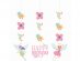 Fairy forest hanging decorations 3pcs