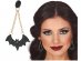 Bat earrings for a Halloween theme party