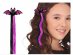 Bat hair clip with tuft in purple and black color for Halloween