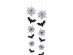 Bats and spiderwebs hanging decorations 2pcs