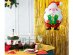 Διακόσμηση για τα Χριστούγεννα foil μπαλόνι με τον Άγιο Βασίλη που φέρνει δώρο