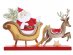 Santa's sleigh table decoration 18 x 11cm