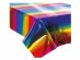 Rainbow foil tablecover 137cm x 274cm
