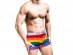 Man boxer with the rainbow colors and Pride letters