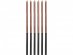 Rose gold and black tall cake candles 6pcs
