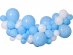 Pale blue με πουά DIY γιρλάντα με μπαλόνια λάτεξ
