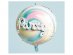 Foil balloon in pastel colors with 3D Party letters
