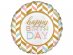 Pastel celebrations large foil balloon for a birthday party 71cm