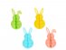 Pastel bunny honeycombs deco 4pcs
