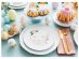 Egg shaped decorative candles for Easter