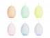 Easter eggs decorative candles 6pcs