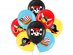 Pirate latex balloons with colorful print 8pcs