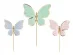 Butterflies cake toppers 9pcs