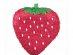 Strawberry shaped pinata