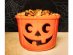 Orange pumpkin plastic bucket for Halloween party