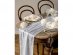 Silver color decorative fabric with sequins for party decoration