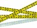 Yellow tape with Police black letters for party decoration