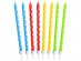 Colorful birthday cake candles with dots design 24pcs